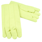 14" High Temperature Fiberglass Gloves - Wool Lined - Yellow - A1 Tooling