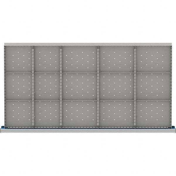 LISTA - 15-Compartment Drawer Divider Layout for 3.15" High Drawers - A1 Tooling