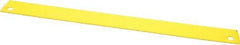 Starrett - 12" Long, 10 Teeth per Inch, Bi-Metal Power Hacksaw Blade - Toothed Edge, 1-1/8" Wide x 0.05" Thick - A1 Tooling