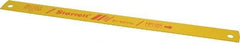 Starrett - 14" Long, 10 Teeth per Inch, Bi-Metal Power Hacksaw Blade - Toothed Edge, 1-1/8" Wide x 0.05" Thick - A1 Tooling