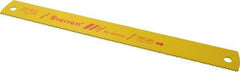 Starrett - 14" Long, 6 Teeth per Inch, Bi-Metal Power Hacksaw Blade - Toothed Edge, 1-5/8" Wide x 0.075" Thick - A1 Tooling