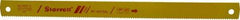 Starrett - 18" Long, 6 Teeth per Inch, Bi-Metal Power Hacksaw Blade - Toothed Edge, 1-3/8" Wide x 0.062" Thick - A1 Tooling