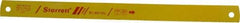 Starrett - 18" Long, 10 Teeth per Inch, Bi-Metal Power Hacksaw Blade - Toothed Edge, 1-3/8" Wide x 0.062" Thick - A1 Tooling