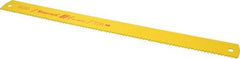 Starrett - 21" Long, 4 Teeth per Inch, Bi-Metal Power Hacksaw Blade - Toothed Edge, 1-7/8" Wide x 0.088" Thick - A1 Tooling