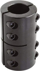 Climax Metal Products - 1-1/2" Inside x 2-5/8" Outside Diam, Two Piece Rigid Coupling without Keyway - 3-7/8" Long - A1 Tooling