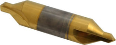 Hertel - #8 Plain Cut 60° Incl Angle Solid Carbide Combo Drill & Countersink - A1 Tooling