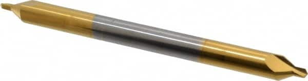 Hertel - #4 Plain Cut 60° Incl Angle Solid Carbide Combo Drill & Countersink - A1 Tooling