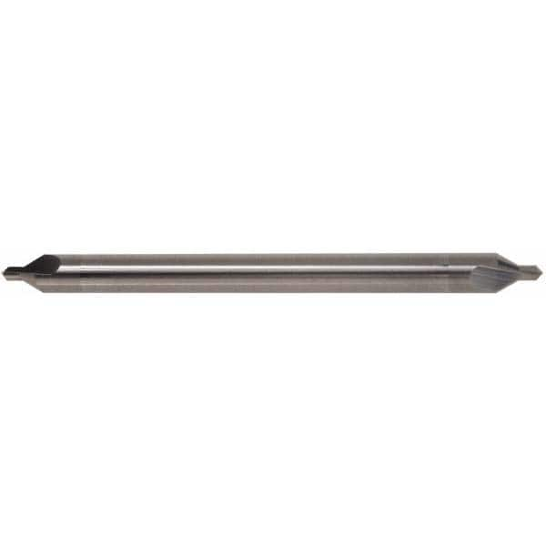 Hertel - #8 Plain Cut 90° Incl Angle Solid Carbide Combo Drill & Countersink - A1 Tooling