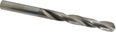 Hertel - Letter K 118° Solid Carbide Jobber Drill - Bright Finish, Right Hand Cut, Spiral Flute, Straight Shank, 3-1/2" OAL, Standard Point - A1 Tooling