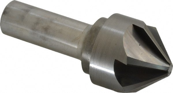 Hertel - 1-1/2" Head Diam, 3/4" Shank Diam, 6 Flute 90° Solid Carbide Countersink - A1 Tooling