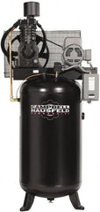 Campbell Hausfeld - 7.5 hp, 80 Gal Stationary Electric Vertical Air Compressor - Single Phase, 175 Max psi, 24.3 CFM, 230 Volt - A1 Tooling