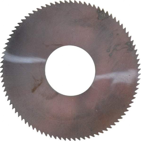 Made in USA - 1-3/4" Diam x 0.045" Blade Thickness x 5/8" Arbor Hole Diam, 90 Tooth Slitting and Slotting Saw - Arbor Connection, Solid Carbide, Concave Ground - A1 Tooling