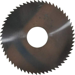 Made in USA - 2-1/4" Diam x 0.04" Blade Thickness x 5/8" Arbor Hole Diam, 60 Tooth Slitting and Slotting Saw - Arbor Connection, Solid Carbide, Concave Ground - A1 Tooling