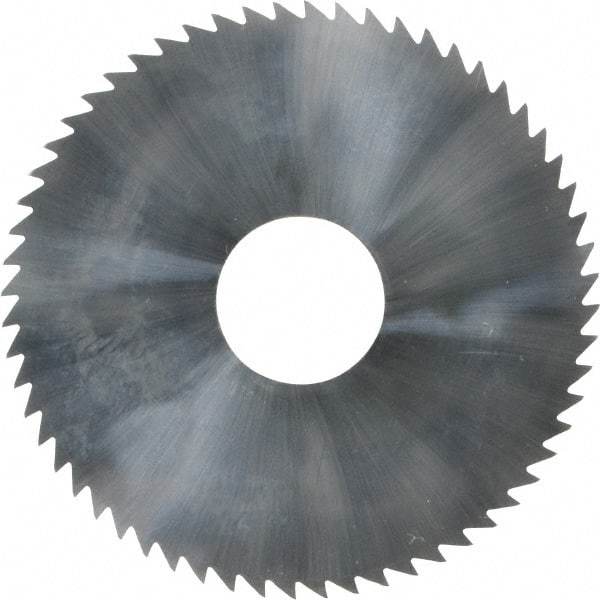 Made in USA - 2-1/4" Diam x 0.072" Blade Thickness x 5/8" Arbor Hole Diam, 60 Tooth Slitting and Slotting Saw - Arbor Connection, Solid Carbide, Concave Ground - A1 Tooling