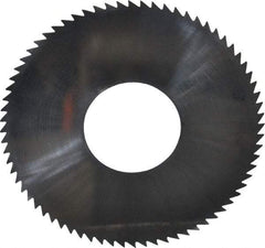 Made in USA - 2-3/4" Diam x 0.016" Blade Thickness x 1" Arbor Hole Diam, 72 Tooth Slitting and Slotting Saw - Arbor Connection, Solid Carbide, Concave Ground - A1 Tooling