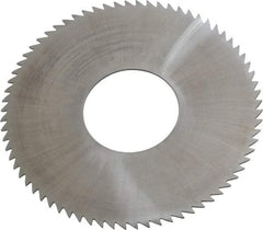 Made in USA - 2-3/4" Diam x 0.032" Blade Thickness x 1" Arbor Hole Diam, 72 Tooth Slitting and Slotting Saw - Arbor Connection, Solid Carbide, Concave Ground - A1 Tooling