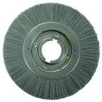 14" Diameter - Extra High Density Crimped Filament Wheel Brush - 0.055/120 Grit - 2" Arbor - A1 Tooling