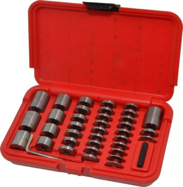 SPI - 36 Piece, 0.05 to 1", Steel Spacer Block Set - Round, 0.0001" Tolerance - A1 Tooling