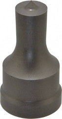 Cleveland Steel Tool - 9/16 Inch Diameter Round Ironworker Punch - 1-1/32 Inch Body Diameter, 1-5/32 Inch Head Diameter, 1-15/16 Inch Overall Length - A1 Tooling