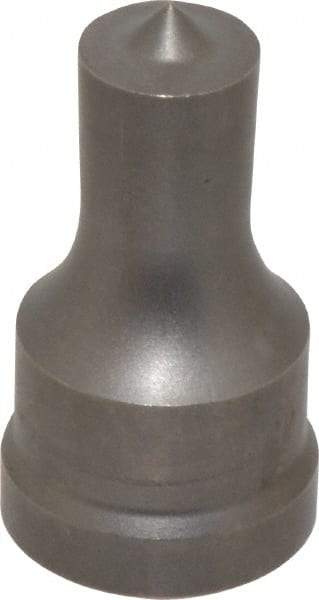 Cleveland Steel Tool - 5/8 Inch Diameter Round Ironworker Punch - 1-1/32 Inch Body Diameter, 1-5/32 Inch Head Diameter, 1-15/16 Inch Overall Length - A1 Tooling