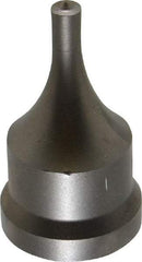 Cleveland Steel Tool - 1/4 Inch Diameter Round Ironworker Punch - 1-1/16 Inch Body Diameter, 1-7/32 Inch Head Diameter, 2-1/8 Inch Overall Length - A1 Tooling