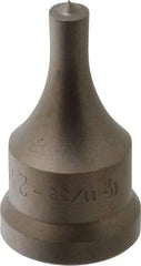 Cleveland Steel Tool - 11/32 Inch Diameter Round Ironworker Punch - 1-1/16 Inch Body Diameter, 1-7/32 Inch Head Diameter, 2-1/8 Inch Overall Length - A1 Tooling