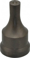 Cleveland Steel Tool - 7/16 Inch Diameter Round Ironworker Punch - 1-1/16 Inch Body Diameter, 1-7/32 Inch Head Diameter, 2-1/8 Inch Overall Length - A1 Tooling