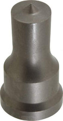 Cleveland Steel Tool - 3/4 Inch Diameter Round Ironworker Punch - 1-1/16 Inch Body Diameter, 1-7/32 Inch Head Diameter, 2-1/8 Inch Overall Length - A1 Tooling