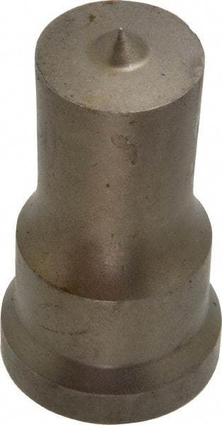 Cleveland Steel Tool - 7/8 Inch Diameter Round Ironworker Punch - 1-1/16 Inch Body Diameter, 1-7/32 Inch Head Diameter, 2-1/8 Inch Overall Length - A1 Tooling