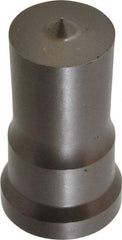 Cleveland Steel Tool - 1 Inch Diameter Round Ironworker Punch - 1-1/16 Inch Body Diameter, 1-7/32 Inch Head Diameter, 2-1/8 Inch Overall Length - A1 Tooling