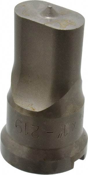 Cleveland Steel Tool - 9/16 Inch Wide Oblong Ironworker Punch - 1-1/16 Inch Body Diameter, 1-7/32 Inch Head Diameter, 2-1/8 Inch Overall Length - A1 Tooling