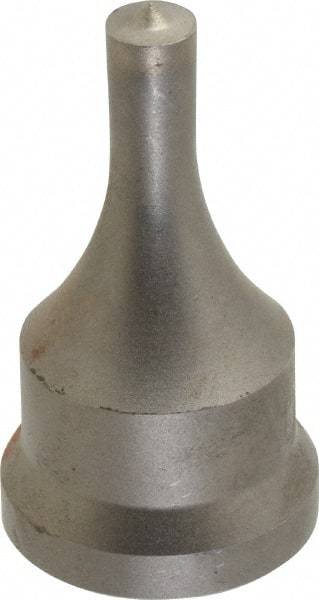 Cleveland Steel Tool - 11/32 Inch Diameter Round Ironworker Punch - 1-1/16 Inch Body Diameter, 1.24 Inch Head Diameter, 2-3/16 Inch Overall Length - A1 Tooling