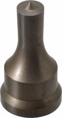 Cleveland Steel Tool - 17/32 Inch Diameter Round Ironworker Punch - 1-1/16 Inch Body Diameter, 1.24 Inch Head Diameter, 2-3/16 Inch Overall Length - A1 Tooling