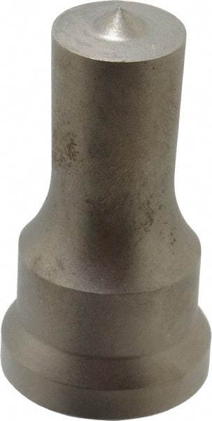 Cleveland Steel Tool - 3/4 Inch Diameter Round Ironworker Punch - 1-1/16 Inch Body Diameter, 1.24 Inch Head Diameter, 2-3/16 Inch Overall Length - A1 Tooling