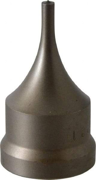 Cleveland Steel Tool - 3/16 Inch Diameter Round Ironworker Punch - 1-7/32 Inch Body Diameter, 1-3/8 Inch Head Diameter, 2-3/8 Inch Overall Length - A1 Tooling