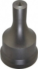 Cleveland Steel Tool - 1/2 Inch Diameter Round Ironworker Punch - 1-7/32 Inch Body Diameter, 1-3/8 Inch Head Diameter, 2-3/8 Inch Overall Length - A1 Tooling