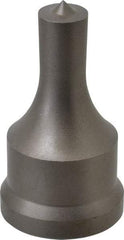 Cleveland Steel Tool - 17/32 Inch Diameter Round Ironworker Punch - 1-7/32 Inch Body Diameter, 1-3/8 Inch Head Diameter, 2-3/8 Inch Overall Length - A1 Tooling