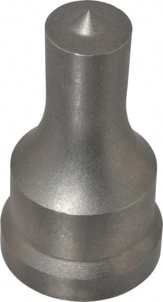 Cleveland Steel Tool - 11/16 Inch Diameter Round Ironworker Punch - 1-7/32 Inch Body Diameter, 1-3/8 Inch Head Diameter, 2-3/8 Inch Overall Length - A1 Tooling