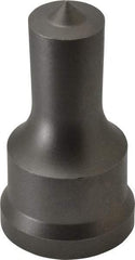 Cleveland Steel Tool - 3/4 Inch Diameter Round Ironworker Punch - 1-7/32 Inch Body Diameter, 1-3/8 Inch Head Diameter, 2-3/8 Inch Overall Length - A1 Tooling