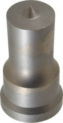 Cleveland Steel Tool - 1 Inch Diameter Round Ironworker Punch - 1-7/32 Inch Body Diameter, 1-3/8 Inch Head Diameter, 2-3/8 Inch Overall Length - A1 Tooling