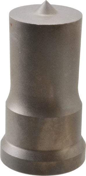 Cleveland Steel Tool - 1-1/8 Inch Diameter Round Ironworker Punch - 1-7/32 Inch Body Diameter, 1-3/8 Inch Head Diameter, 2-3/8 Inch Overall Length - A1 Tooling