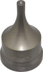 Cleveland Steel Tool - 5/16 Inch Diameter Round Ironworker Punch - 1-17/32 Inch Body Diameter, 1-11/16 Inch Head Diameter, 2-11/16 Inch Overall Length - A1 Tooling