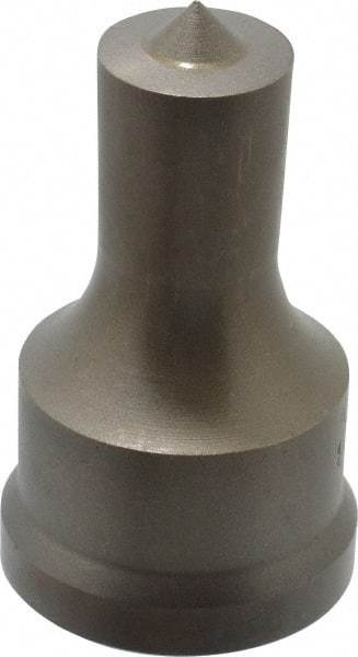 Cleveland Steel Tool - 7/8 Inch Diameter Round Ironworker Punch - 1-17/32 Inch Body Diameter, 1-11/16 Inch Head Diameter, 2-11/16 Inch Overall Length - A1 Tooling