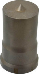 Cleveland Steel Tool - 1-1/2 Inch Diameter Round Ironworker Punch - 1-17/32 Inch Body Diameter, 1-11/16 Inch Head Diameter, 2-11/16 Inch Overall Length - A1 Tooling