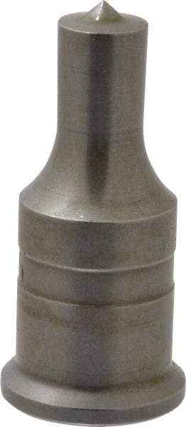 Cleveland Steel Tool - 9/16 Inch Diameter Round Ironworker Punch - 1 Inch Body Diameter, 1-3/16 Inch Head Diameter, 2-7/16 Inch Overall Length - A1 Tooling