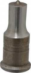 Cleveland Steel Tool - 11/16 Inch Diameter Round Ironworker Punch - 1 Inch Body Diameter, 1-3/16 Inch Head Diameter, 2-7/16 Inch Overall Length - A1 Tooling