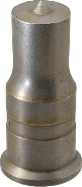 Cleveland Steel Tool - 13/16 Inch Diameter Round Ironworker Punch - 1 Inch Body Diameter, 1-3/16 Inch Head Diameter, 2-7/16 Inch Overall Length - A1 Tooling