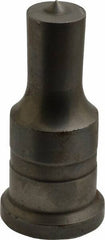 Cleveland Steel Tool - 13/16 Inch Diameter Round Ironworker Punch - 1-1/4 Inch Body Diameter, 1-1/2 Inch Head Diameter, 3-1/8 Inch Overall Length - A1 Tooling