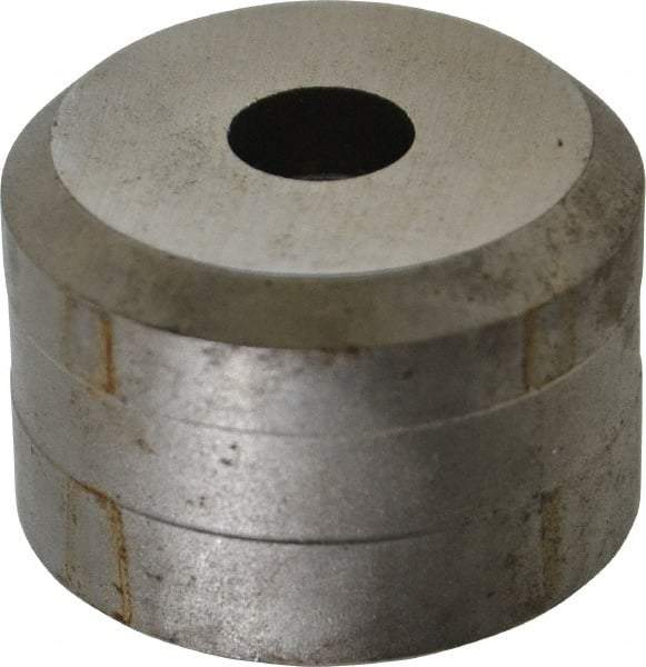 Cleveland Steel Tool - 7/16 Inch Diameter Round Ironworker Die - 1-1/2 Inch Head Diameter, 1 Inch Head Height - A1 Tooling