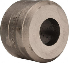 Cleveland Steel Tool - 21/32 Inch Diameter Round Ironworker Die - 1-1/2 Inch Head Diameter, 1 Inch Head Height - A1 Tooling